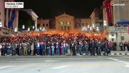 شاهد: الاحتفال بمرور 170 سنة على مولد بطل كوبا القومي خوسيه مارتي