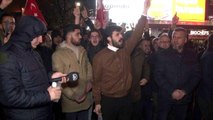 Danimarka'da Kur'an-ı Kerim yakılması Şişli'de protesto edildi
