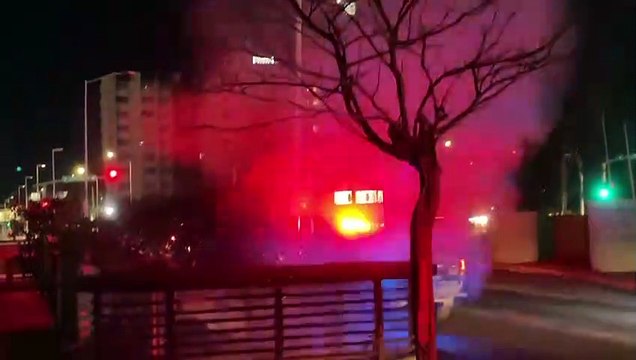 Incendio dentro del túnel de López Mateos generó pánico entre automovilistas y peatones