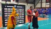 Manu Ragondet et Jocelyn Trillon après la victoire de Martigues Volley contre France Avenir