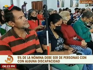 Pueblo venezolano expresa su opinión sobre la inclusión de trabajadores con discapacidad