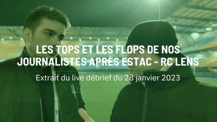 Les tops et les flops de nos journalistes après ESTAC - RC Lens
