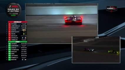 IMSA 24 H Daytona 2023 Race Restart Castroneves Spins