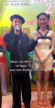 Nhan sắc thực Minh Hằng - Ngọc Trinh qua camera thường