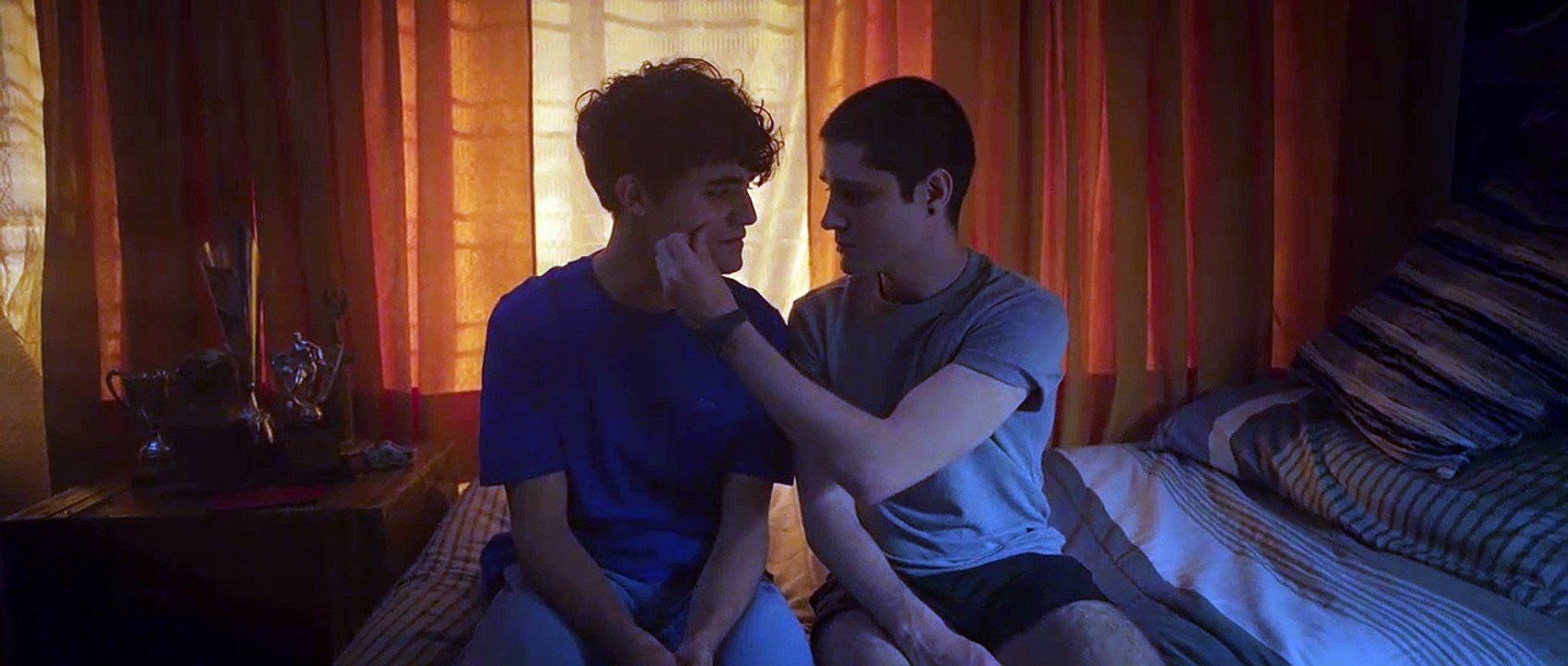 Beso Germán Bracco y Martín Saracho