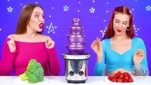 Chocolate Fountain Fondue Challenge
