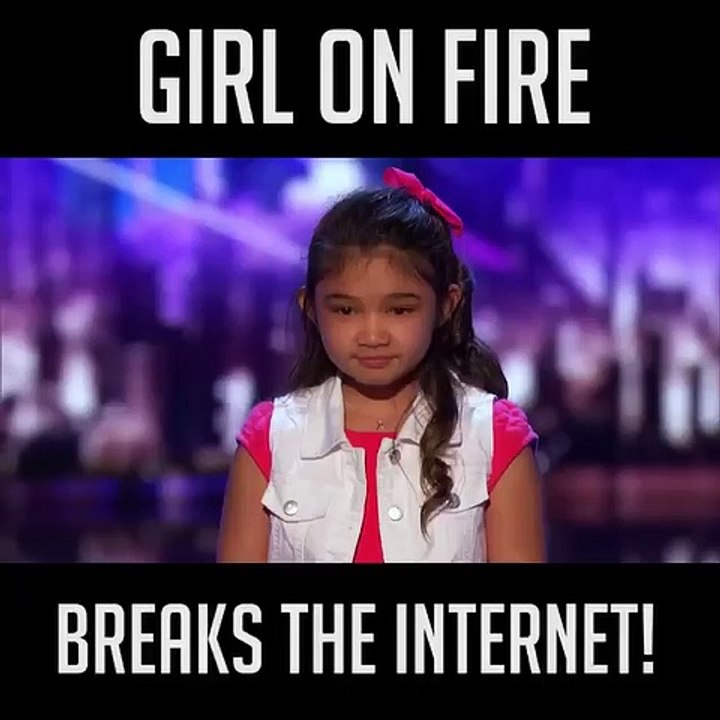 Angelica hale sings girl on fire and got golden buzzer