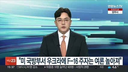 "미 국방부서 우크라에 F-16 주자는 여론 높아져"
