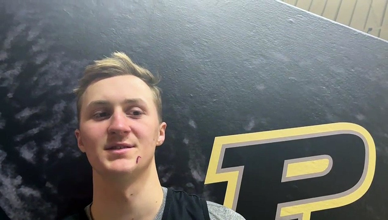 Fletcher Loyer before Michigan State at Mackey Arena video Dailymotion