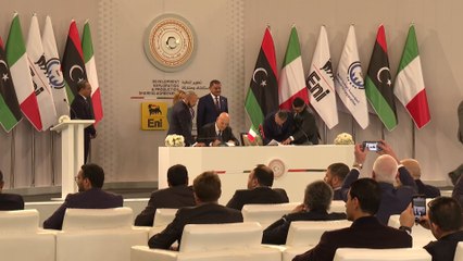 توقيع اتفاقية بين ليبيا وإيطاليا للاستثمار في الغاز