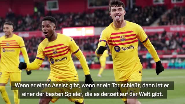 Xavi: Pedri ist einer der Besten der Welt