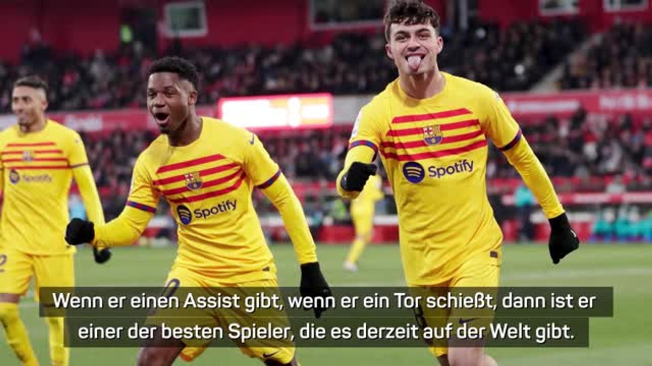 Xavi: 'Pedri ist einer der Besten der Welt'