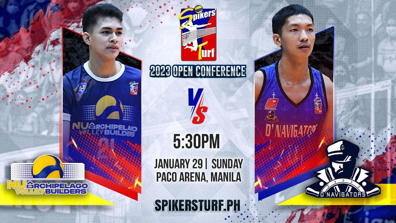 GAME 2 JANUARY 29, 2023 |  NU-ARCHIPELAGO BUILDERS vs D'NAVIGATORS ILOILO | 2023 SPIKERS' TURF OPEN CONFERENCE