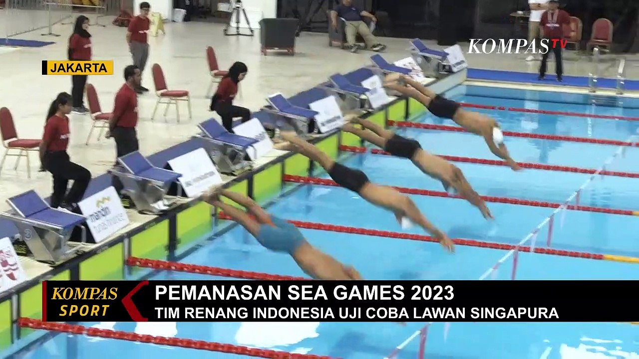 Pemanasan Sea Games 2023, Tim Renang Indonesia Uji Coba Lawan Singapura