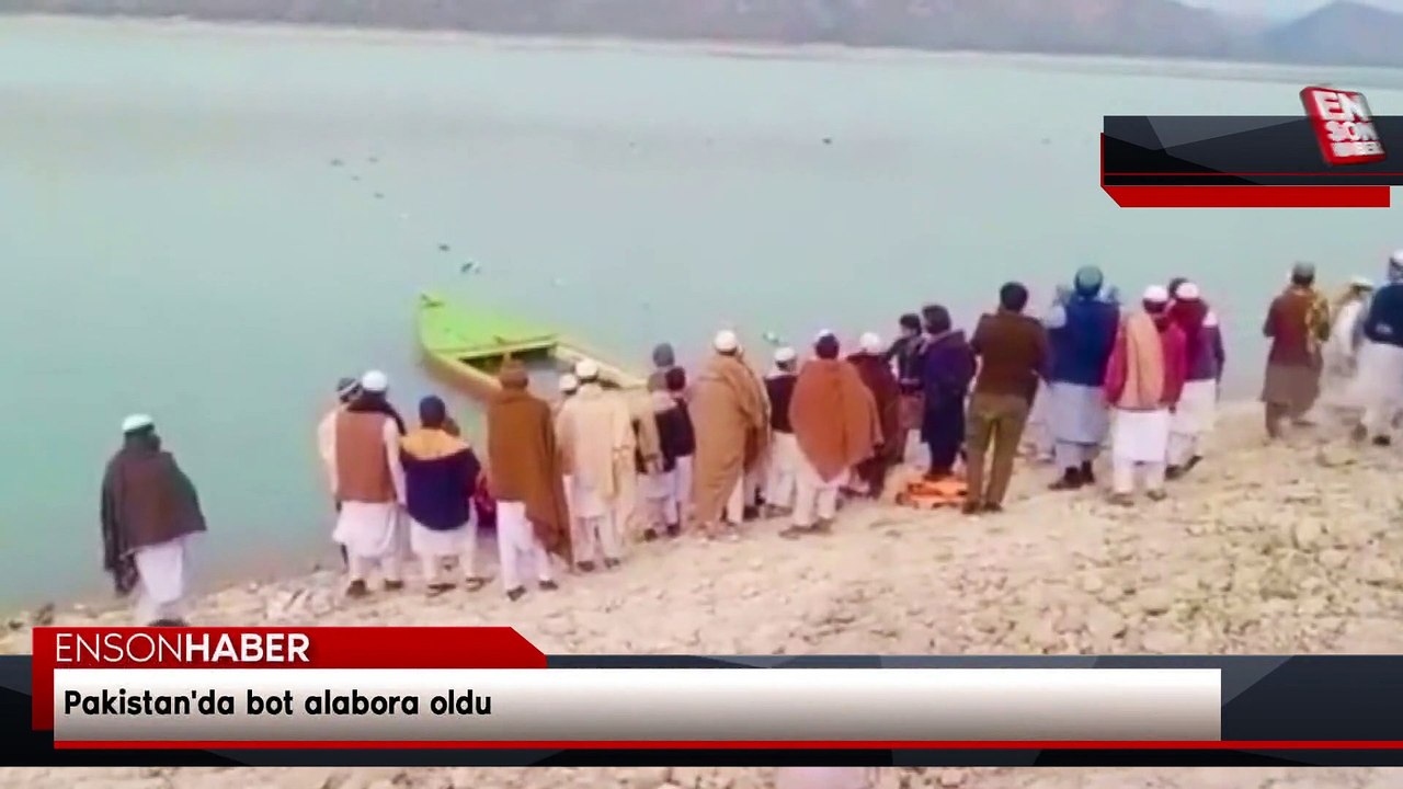 Pakistan'da bot alabora oldu