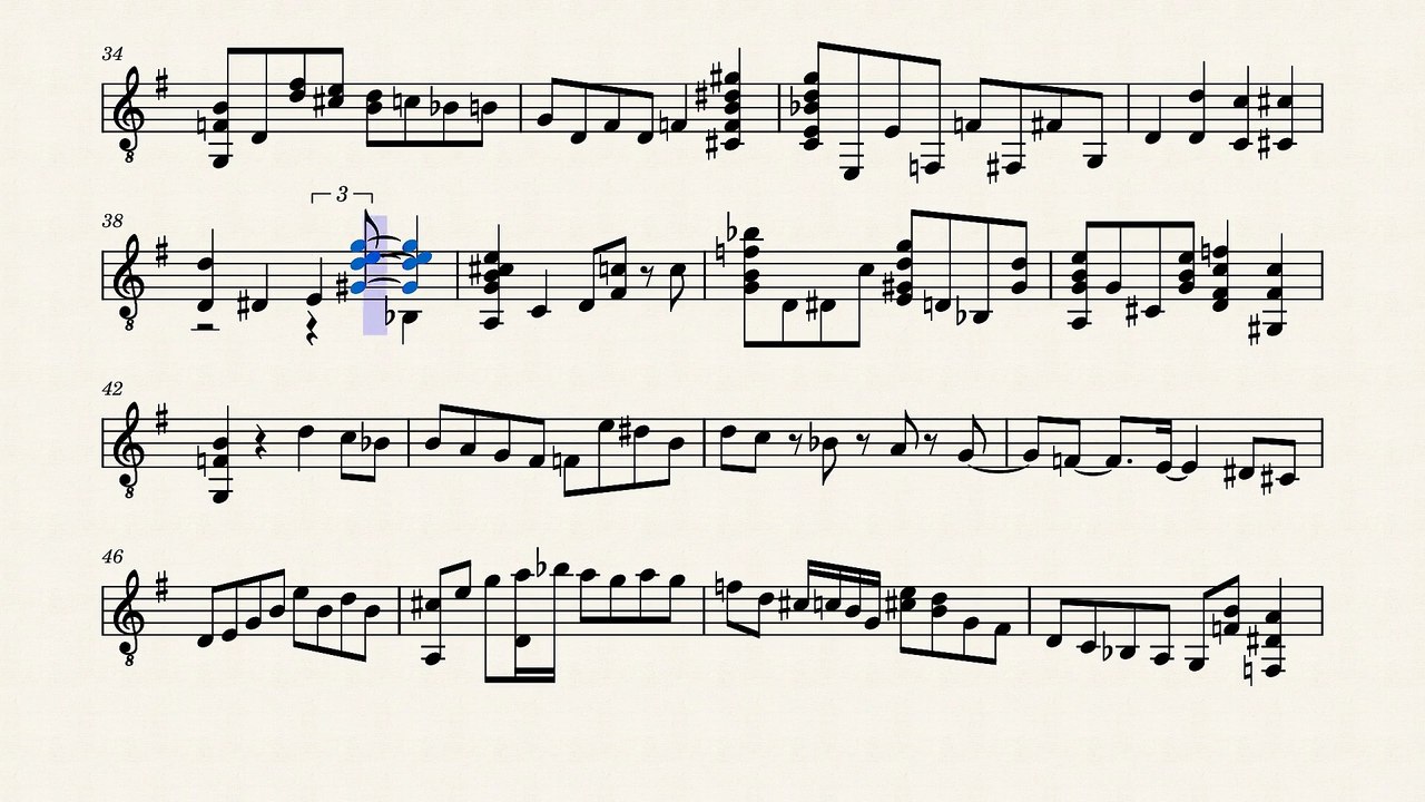 Blues in G – Joe Pass (guitar sheet music)