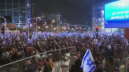 Israël : nouvelles manifestations contre la réforme de la justice sur fond de deuil
