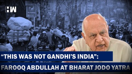 Farooq Abdullah Calls For Strengthening Communal Harmony, Brotherhood | Bharat Jodo | Rahul Gandhi
