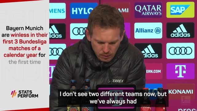 Nagelsmann hopeful that 'things will get better again' at Bayern