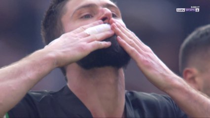 Serie A : Olivier Giroud sort un geste de "kung-fu" mais son but est refusé !
