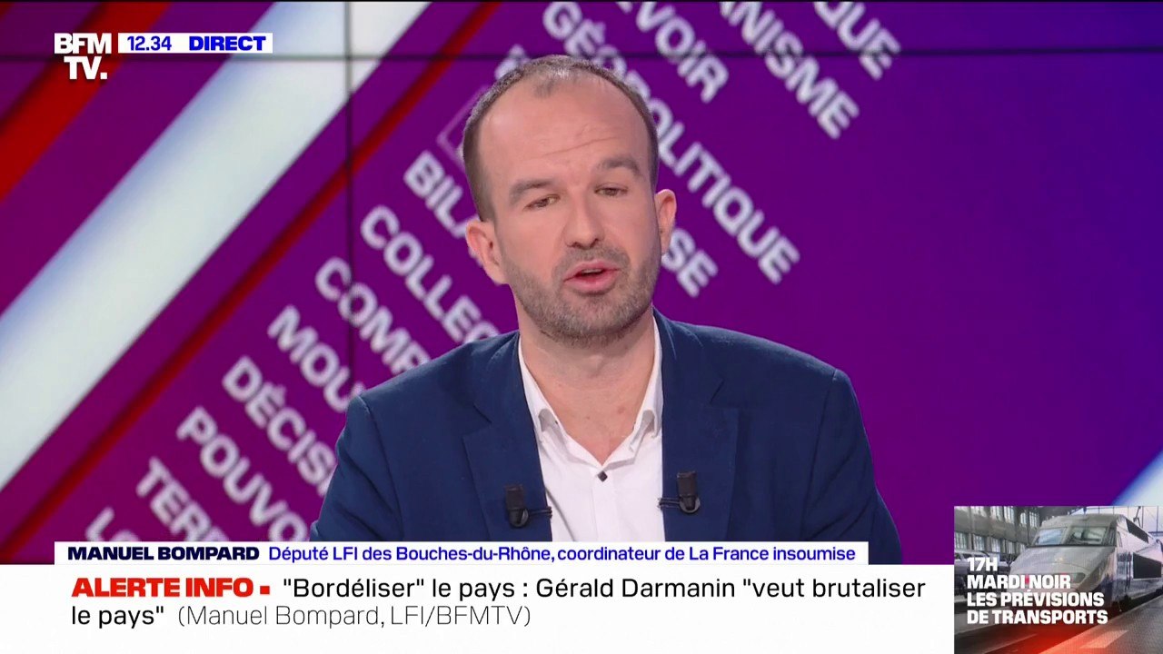 Harcèlement scolaire: Manuel Bompard souhaite "plus de médecine scolaire et de présence humaine" dans les écoles