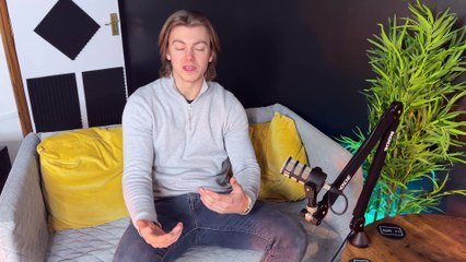 Inside a professional podcasting studio in Yorkshire