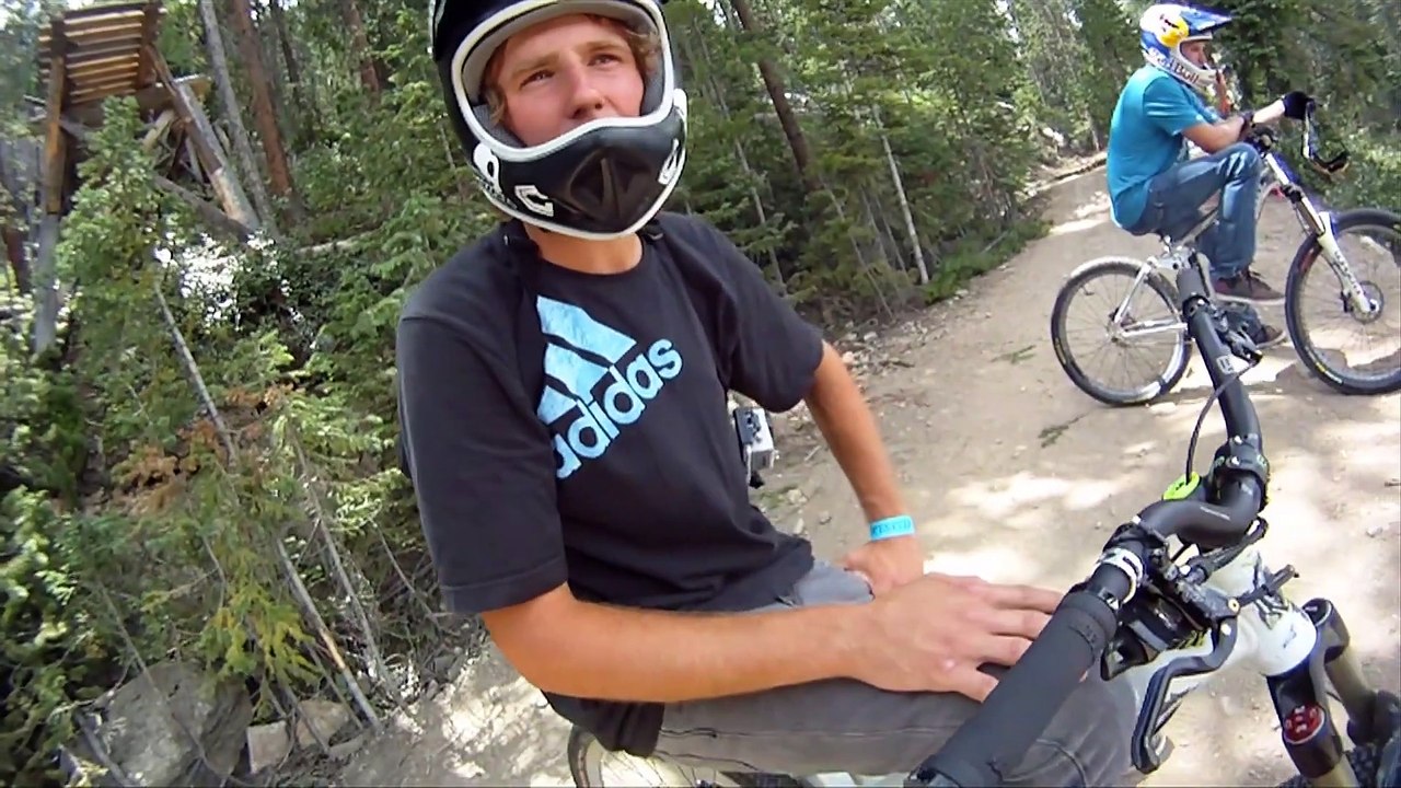 GoPro HD HERO Camera: Crankworx Colorado Day 1 - Slopestyle Practice