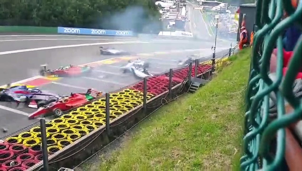 W Series Belgium Spa-Francorchamps GP Big Crash