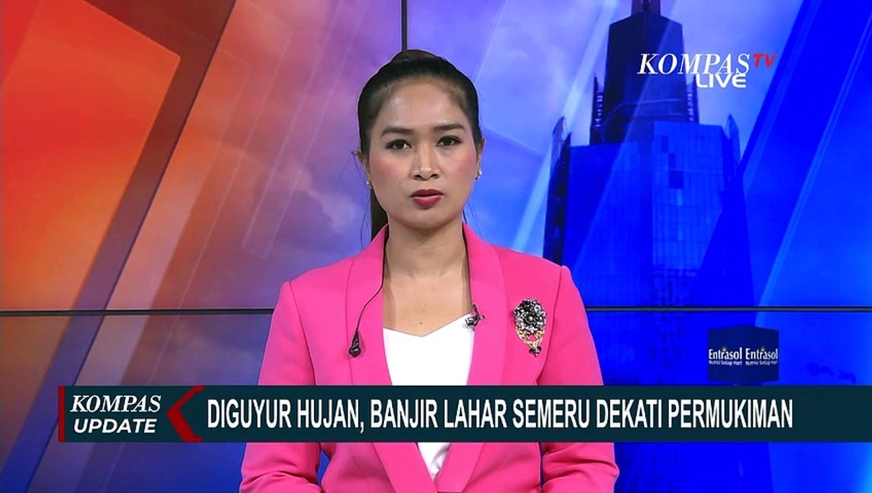Diguyur Hujan, Banjir Lahar Semeru Dekati Permukiman Warga
