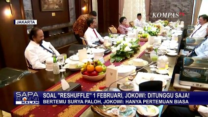 Soal Reshuffle 1 Februari, Presiden Jokowi: Ditunggu Saja!