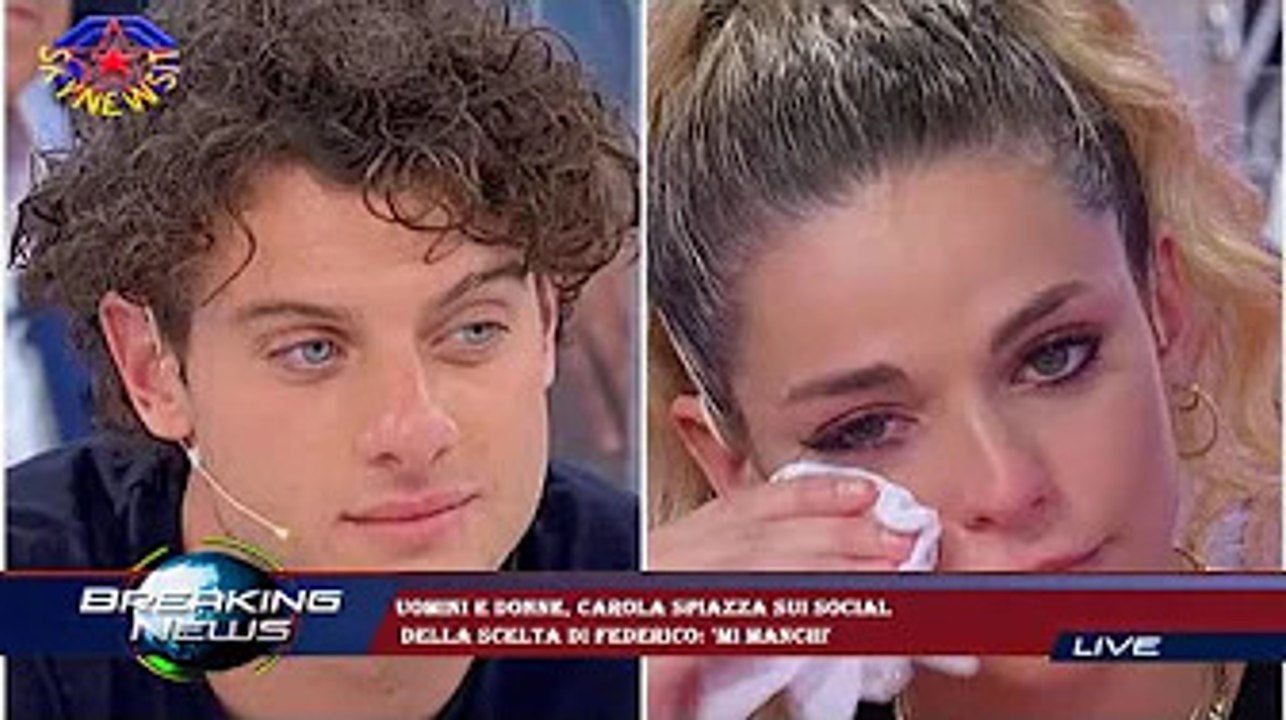 Uomini e donne, Carola spiazza sui social  della scelta di Federico: 'Mi manchi'