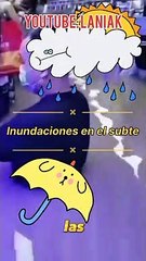 ¡Imperdible! desastre Inundación en el metro subterraneo de Bogotá. [Laniak]