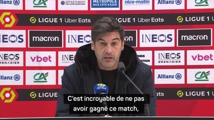 Lille Subit une Défaite Inexplicable à Nice malgré une Domination ⚽