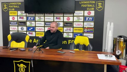 Robbie Neilson post-match Livingston