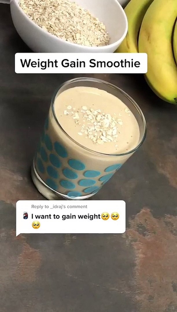 ⁣Best Weight Gain Smoothie