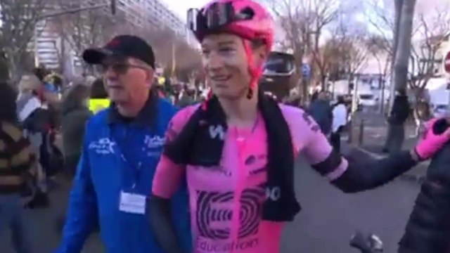 Grand Prix Cycliste de Marseille - La Marseillaise 2023 - La victoire de Neilson Powless (EF Education-EasyPost), Valentin Ferron (Team TotalEnergies) 2e