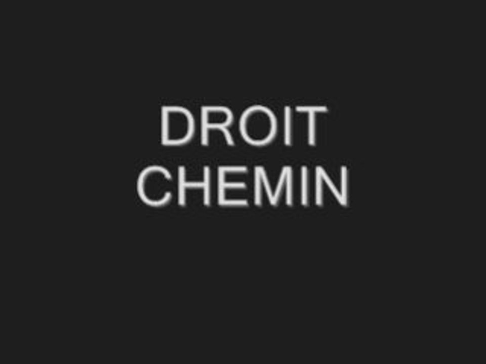 DROIT CHEMIN - MC4POTS SARRAZIN OMAR K.R.I.M