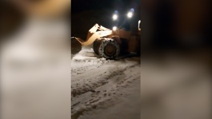 Hamile kadın hastaneye böyle yetiştirildi