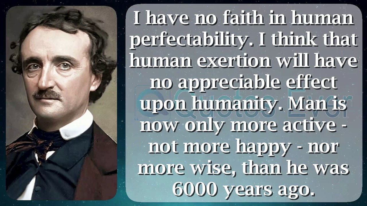 Edgar Allan Poe 42 #quotesaboutlife #quotesaboutlove #quoteschannel Quotes Ever