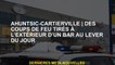 Ahuntssic-CartiervillePise des tirs tirés devant un bar à Daybreak