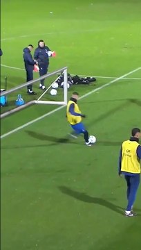 Même à l'entrainement, Kylian Mbappé donne tout