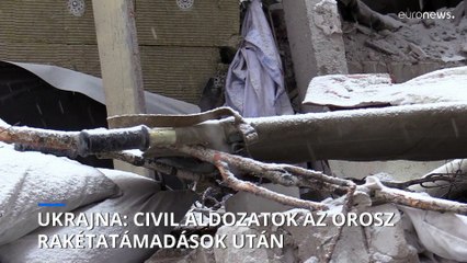 Sok civil áldozata van az orosz rakétacsapásoknak