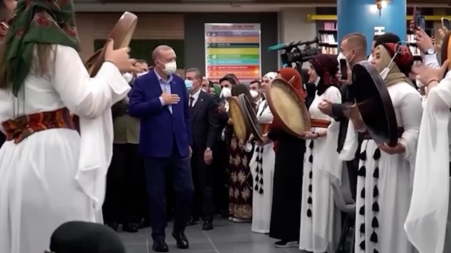 Cumhurbaşkanı Erdoğan, Kökümüz Mazide, Gözümüz Atide programında gençlerle buluştu