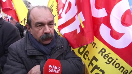 Retraites : "Il faut que les élus du peuple écoutent le peuple", lance Philippe Martinez (CGT)