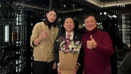 김기현 '김연경·남진' 사진 논란..."정치에 이용" / YTN