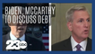 President Biden, House Speaker McCarthy to discuss debt ceiling