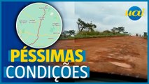 Motoristas reclamam de péssimas condições da MG-176