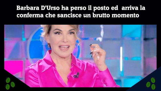 Barbara D’Urso ha perso il posto ed arriva la conferma che sancisce un brutto momento
