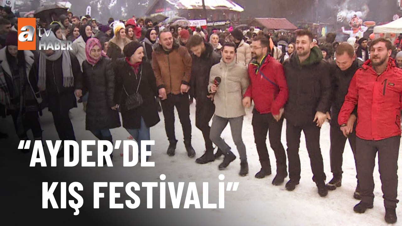 Ayder yaylasında kış festivali - atv Ana Haber...