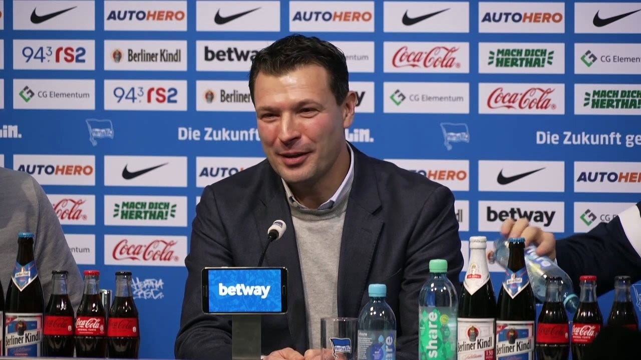 'Ich bin Berliner, durch und durch': Webers Dienstantritt bei der Hertha